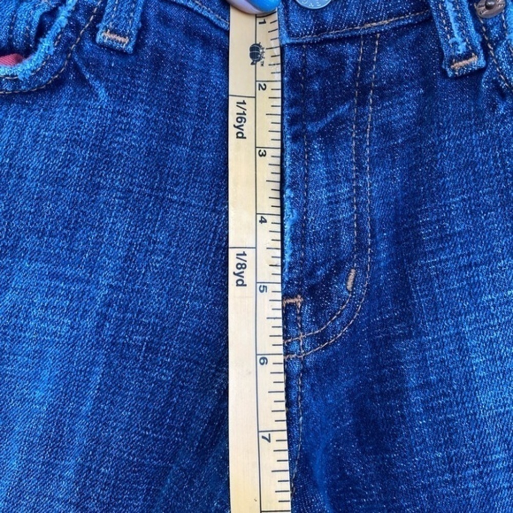 Red Engine Boot Cut Slightly Distressed Jeans - image 7